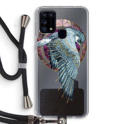 Golden Falcon: Samsung Galaxy M31 Transparant Hoesje met koord