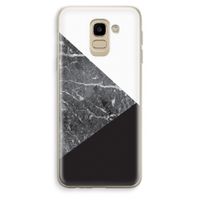 Combinatie marmer: Samsung Galaxy J6 (2018) Transparant Hoesje