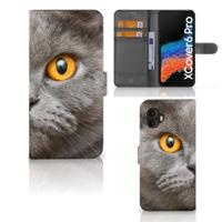 Telefoonhoesje | Met pasjeshouder | Samsung Galaxy Xcover 6 Pro Britse Korthaar