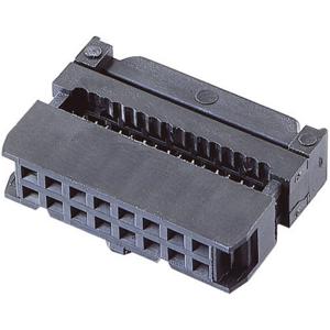 BKL Electronic 10120862 Pinconnector Met trekonlasting Rastermaat: 2.54 mm Totaal aantal polen: 6 Aantal rijen: 2 1 stuk(s)