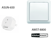 Klikaanklikuit zonwering/rolluik set - AWST-8800 + ASUN-650 Klikaanklikuit zonwering/rolluik set - AWST-8800 + ASUN-650