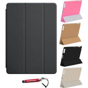 HEM iPad Hoes geschikt voor iPad Mini 1 / iPad Mini 2 / iPad Mini 3 - Zwart - Smart Cover - Met Hoesjesweb Stylus Pen