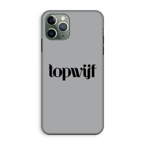 Topwijf Grijs Zwart: iPhone 11 Pro Tough Case