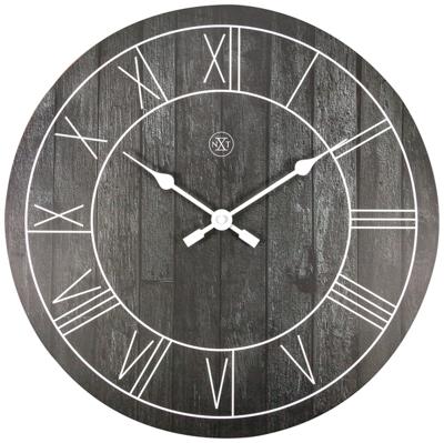 NeXtime nx-7345zw wandklok nxt paul dia 40cm hout bruin