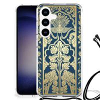 Samsung Galaxy S24 Case Beige Flowers - thumbnail