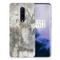 OnePlus 7 Pro | TPU | Siliconen hoesje | Beton Print