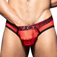 Andrew Christian Almost Naked Mesh Scarlet Brief - thumbnail