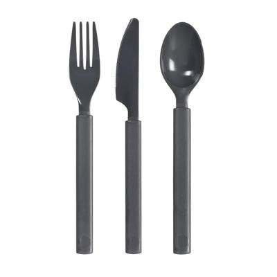 Duni Kunststof Bestekset 6-delig Granite