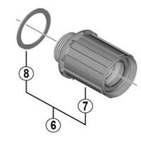 Shimano cassettebody 10/11v fh-rs770 y3ex98030