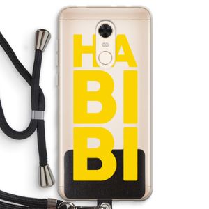 Habibi Majorelle : Xiaomi Redmi 5 Transparant Hoesje met koord