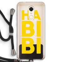 Habibi Majorelle : Xiaomi Redmi 5 Transparant Hoesje met koord