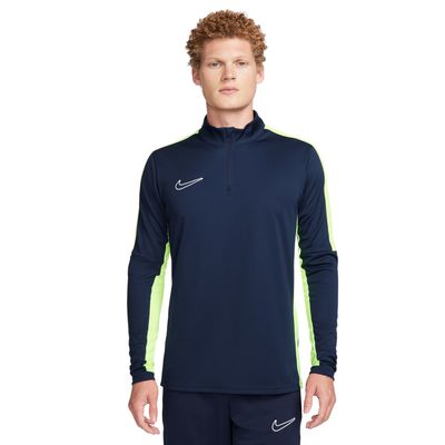 Nike Dri-FIT Academy 23 Trainingstrui 1/4-Zip Donkerblauw Geel Wit