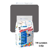 Mapei | Ultracolor Plus | 119 Londen Grijs | Cementgebonden | Voegmiddel | 5KG