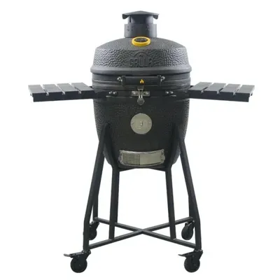 GRLLR Ember Classic 18 Charocal Black Kamado BBQ Mat Zwart GRLLR Ember Classic 18 Charocal Black Kamado BBQ Mat Zwart