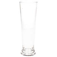Onbreekbaar bierglas - op voet - transparant - 30 cl/300 ml - kunststof Onbreekbaar bierglas - op voet - transparant - 30 cl/300 ml - kunststof