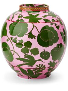 La DoubleJ vase Bubble en porcelaine (21.5 cm) - Vert