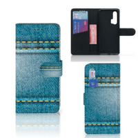 Honor 20 Pro Wallet Case met Pasjes Jeans