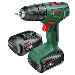 Bosch Groen EasyDrill 18V-40 | Accuschroefboormachine met twee standen | Incl. 2 Accu&apos;s en Lader - 06039D8005