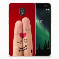 Nokia 2 | Sillicone Back Cover | Liefde - Origineel Romantisch Cadeau