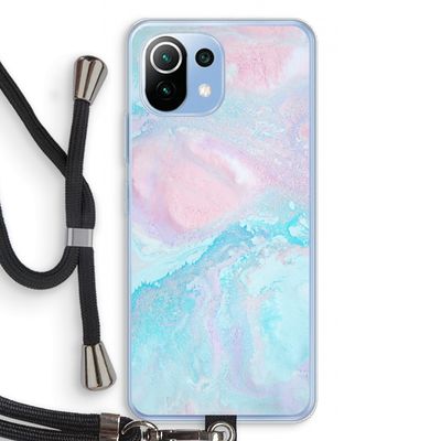 Fantasie pastel: Xiaomi Mi 11 Lite Transparant Hoesje met koord