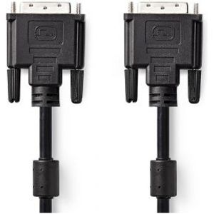 DVI-kabel | DVI-D 24+1-pins male | DVI-D 24+1-pins male | 3,0 m | Zwart