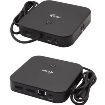 I-tec USB-C Dual Display Docking Station with Power Delivery 100 W
