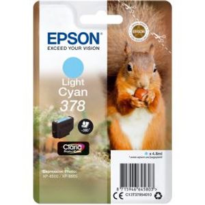 Epson 378 4.8ml 360pagina's Lichtyaan inktcartridge - [C13T37854020]