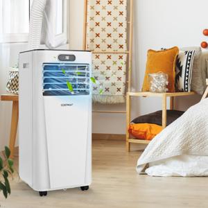4 in 1 Airconditioner Draagbare Airconditioner met Afstandsbediening 7000 BTU 16℃～32℃ Wit