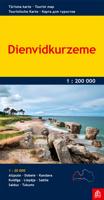 Wegenkaart - landkaart Dienvidkurzeme | Letland Zuid-West | Jana Seta