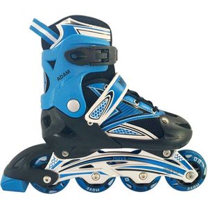 Move inlineskates Adam junior - maat 30/33 - blauw/zwart