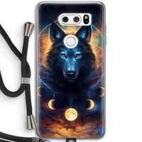 Wolf Dreamcatcher: LG V30 Transparant Hoesje met koord