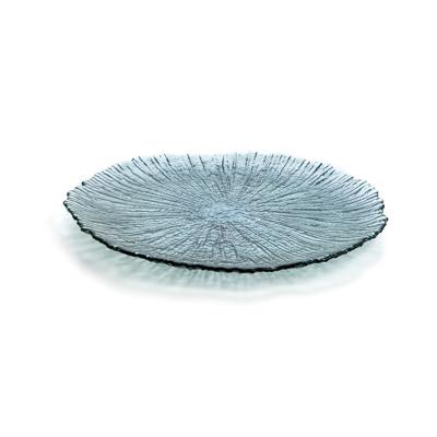 Dinerbord Quid Mar De Viento Turkoois Glas Ø 32 cm (6 Stuks) (Pack 6x)