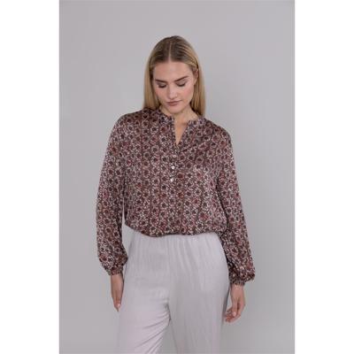 Blouse opstaande kraag