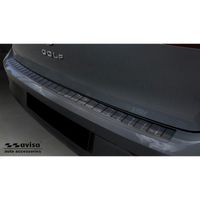 Zwart RVS Bumper beschermer passend voor Volkswagen Golf VIII HB 5-deurs 2020- 'Ribs' AV245236