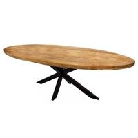 Kick eettafel Dax ovaal - 180cm - Mango