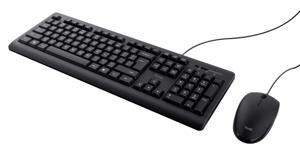 Trust Primo - Stille Keyboard en Muis set - Qwerty US