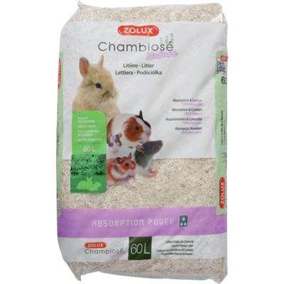 ZOLUX Chambiose Nature - Strooisel voor knaagdieren - 60l
