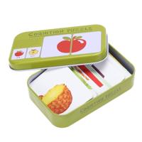 Graph match spel vroege educatieve Montessori speelgoed puzzel kaart cartoon voertuig dierlijke fruit paar matching game