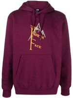 The North Face hoodie en jersey à logo imprimé - Violet