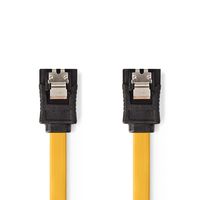 Nedis SATA Kabel | 6 Gbps | SATA 7-Pins Female | SATA 7-Pins Female | 1 m | Geel | 1 stuks - CCGP73250YE10 CCGP73250YE10