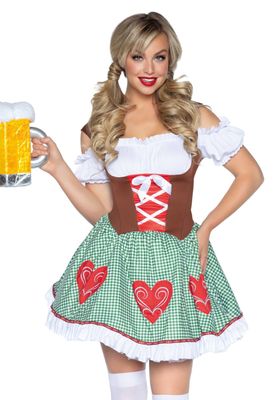Oktoberfest Jurk Bavarian Groen Erika Deluxe