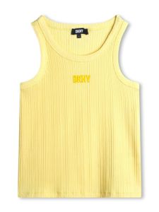 Dkny Kids débardeur à logo imprimé - Jaune