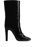 Saint Laurent bottes Lala à bout carré - Noir - thumbnail