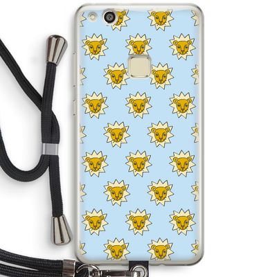 Leeuwenkoppen: Huawei Ascend P10 Lite Transparant Hoesje met koord