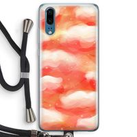 Lichte Wolken: Huawei P20 Transparant Hoesje met koord