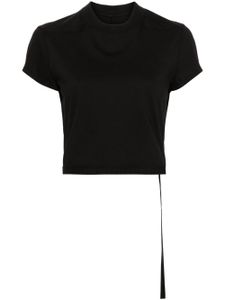 Rick Owens DRKSHDW t-shirt en coton Level à coupe crop - Noir