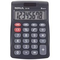 Maul MJ 450 Bureaurekenmachine Zwart Aantal displayposities: 8 werkt op batterijen, werkt op zonne-energie (b x h) 113 mm x 72 mm
