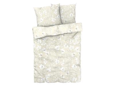 LIVARNO home Satijnen dekbedovertrek 240 x 220 cm (Beige)