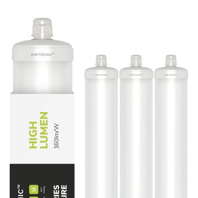 HOFTRONIC™ Set van 4 LED TL armaturen 150cm - IP65 Waterdicht - 32 Watt 5120 Lumen (160lm/W) - 4000K Neutraal wit - Koppelbaar - IK07 - S-Series Tri-Proof plafondverlichting