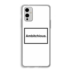 Ambitchious: OnePlus 9 Transparant Hoesje